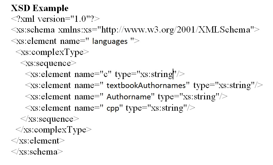 XSD Example