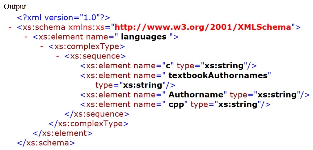 XSD Example